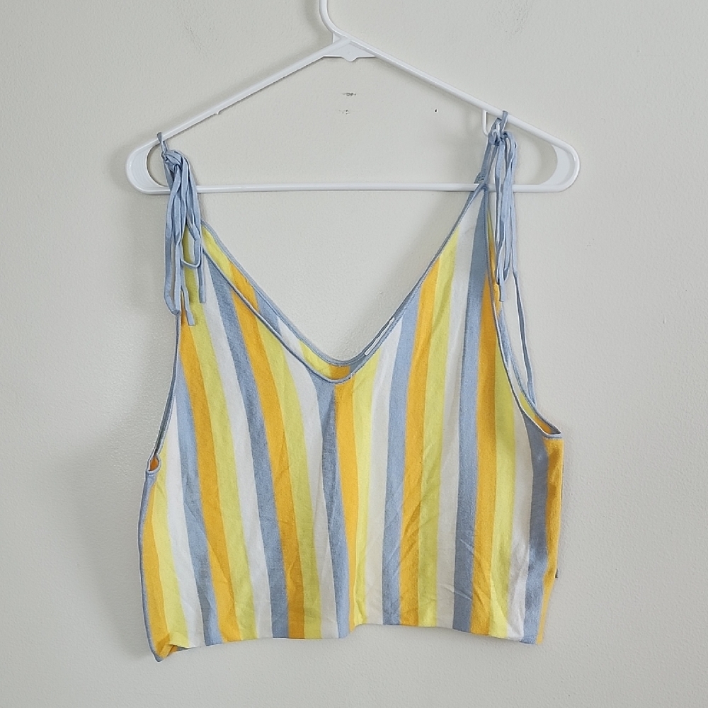 Storia Multicolor Striped Tank Top